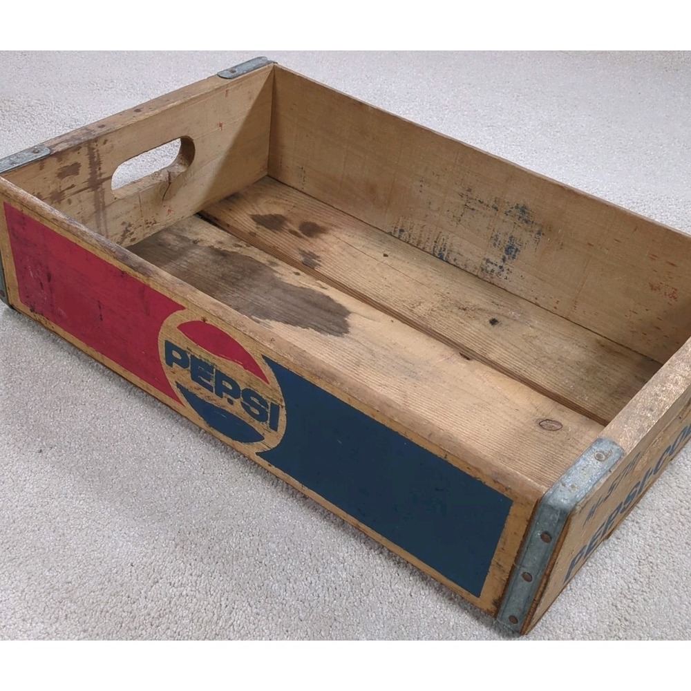 Vintage Wooden Pepsi Cola Crate M-578 Great Condition
